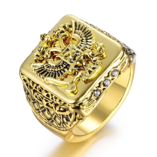 Russian Empire Double Eagle Ring