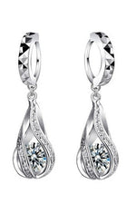 925 Sterling Silver Water Drop Jewelry Sets
