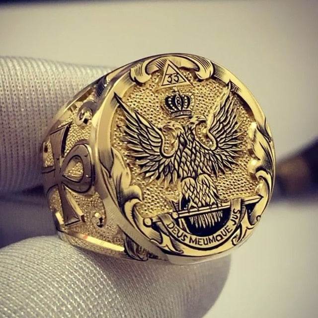 Russian Empire Double Eagle Ring