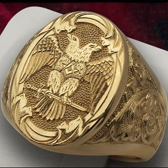 Russian Empire Double Eagle Ring