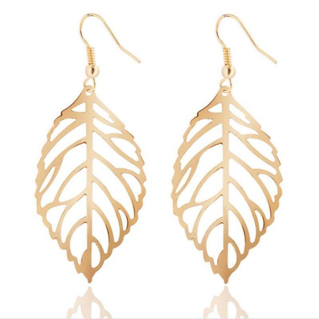 Golden Leaf Jewelry Set