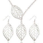 Golden Leaf Jewelry Set