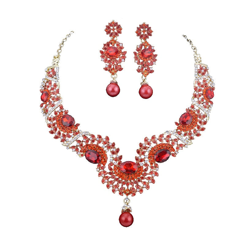 India Style Luxury Wedding Jewelry Set