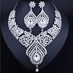 Water Drop Golden Plated Jewelry Set